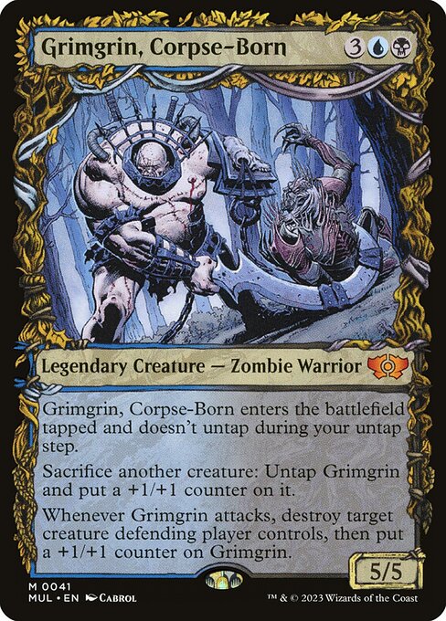 Grimgrin, Corpse-Born - Multiverse Legends Mythic Card