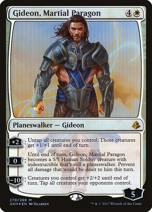Gideon, Martial Paragon - Amonkhet Mythic Card