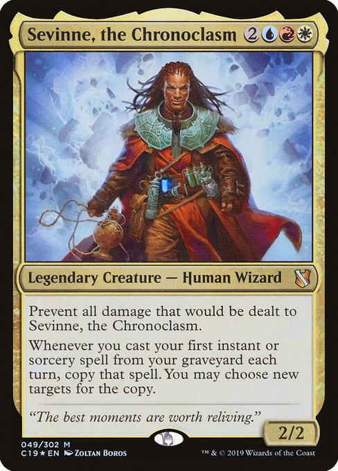 Sevinne, the Chronoclasm - Commander 2019 Mythic Card