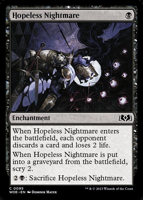Hopeless Nightmare - Wilds of Eldraine Common Card