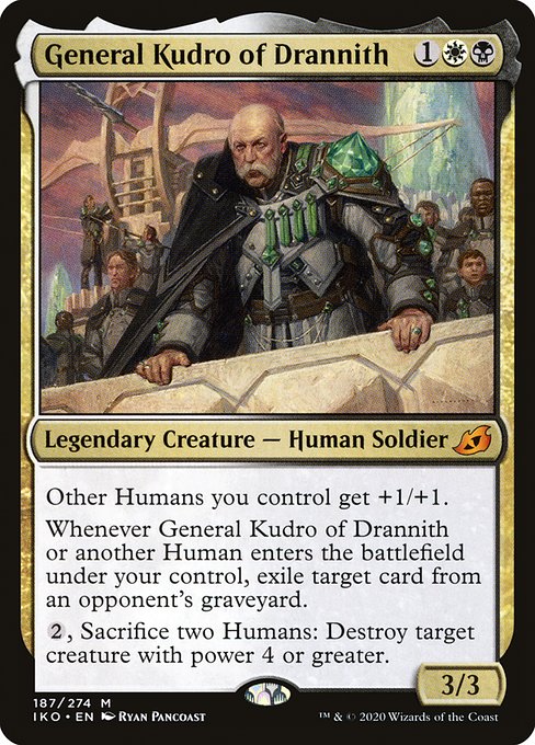General Kudro of Drannith - Ikoria: Lair of Behemoths Mythic Card
