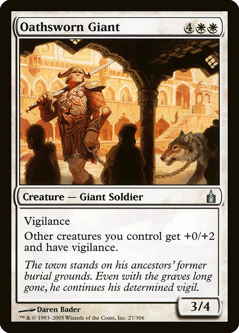 Oathsworn Giant - Ravnica: City of Guilds Uncommon Card
