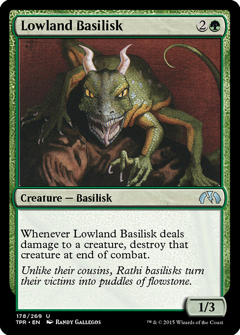 Lowland Basilisk - Tempest Remastered Uncommon Card