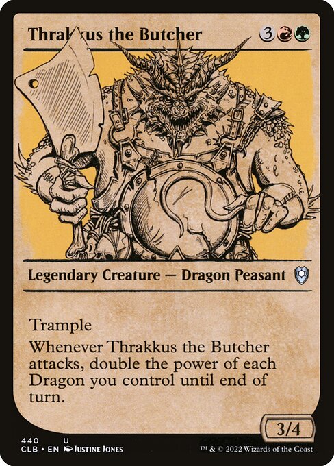Thrakkus the Butcher - Commander Legends: Battle for Baldur's Gate Uncommon Card
