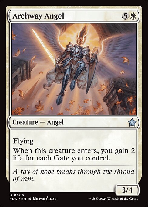 Archway Angel - Foundations Uncommon Card