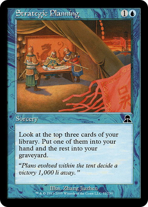 Strategic Planning - Masters Edition III Common Card