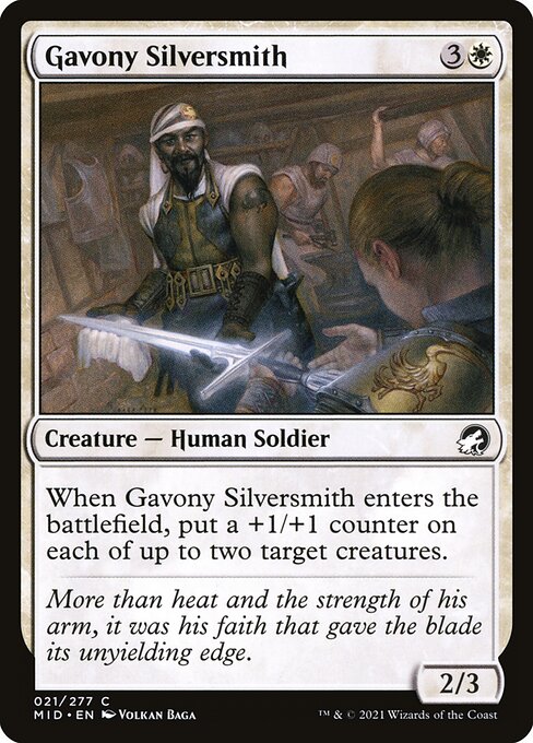 Gavony Silversmith - Innistrad: Midnight Hunt Common Card
