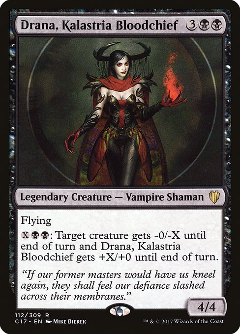 Drana, Kalastria Bloodchief - Commander 2017 Rare Card