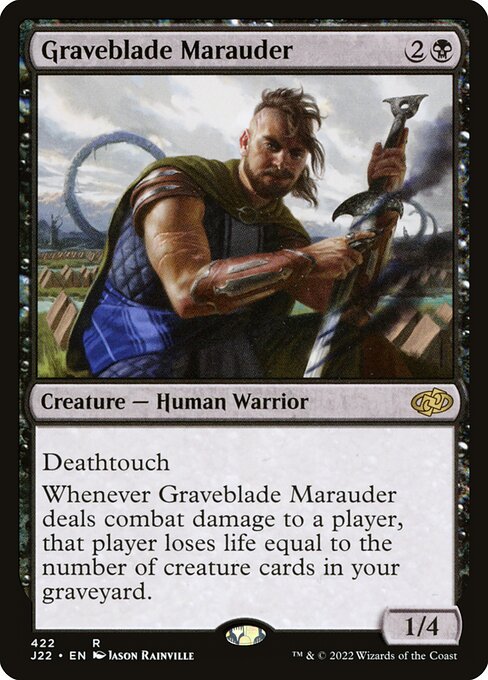 Graveblade Marauder - Jumpstart 2022 Rare Card