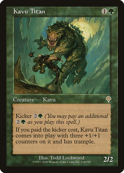 Kavu Titan - Invasion Rare Card