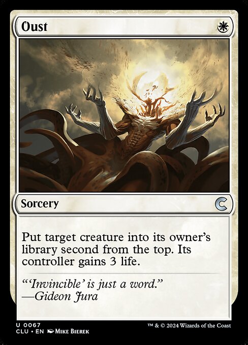 Oust - Ravnica: Clue Edition Uncommon Card