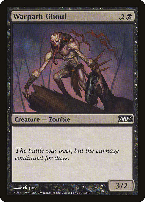 Warpath Ghoul - Magic 2010 Common Card