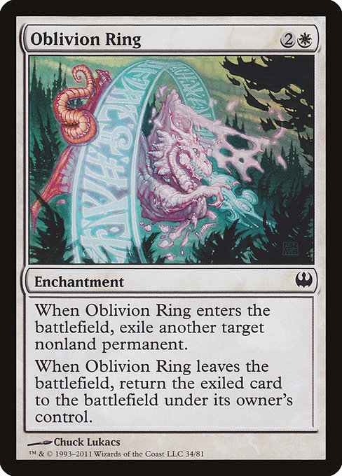 Oblivion Ring - Duel Decks: Knights vs. Dragons Common Card