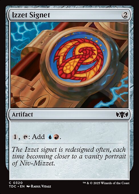 Izzet Signet - Tarkir: Dragonstorm Commander Common Card