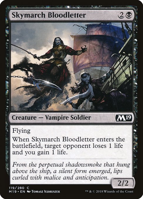 Skymarch Bloodletter - Core Set 2019 Common Card
