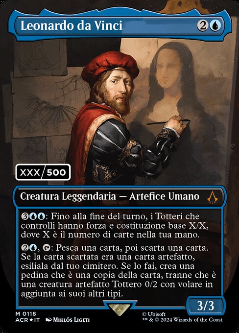 Leonardo da Vinci - Assassin's Creed Mythic Card