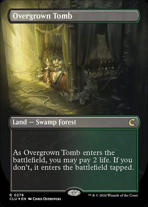 Overgrown Tomb - Ravnica: Clue Edition Rare Card