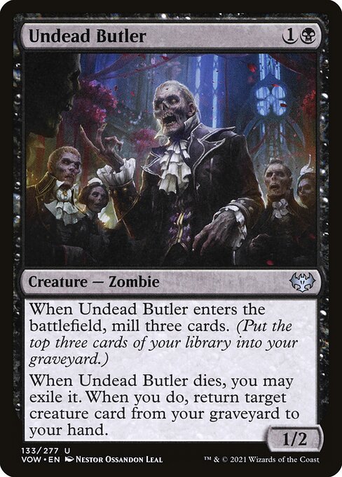 Undead Butler - Innistrad: Crimson Vow Uncommon Card