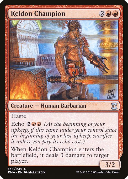 Keldon Champion - Eternal Masters Uncommon Card