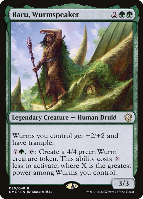 Baru, Wurmspeaker - Dominaria United Commander Rare Card