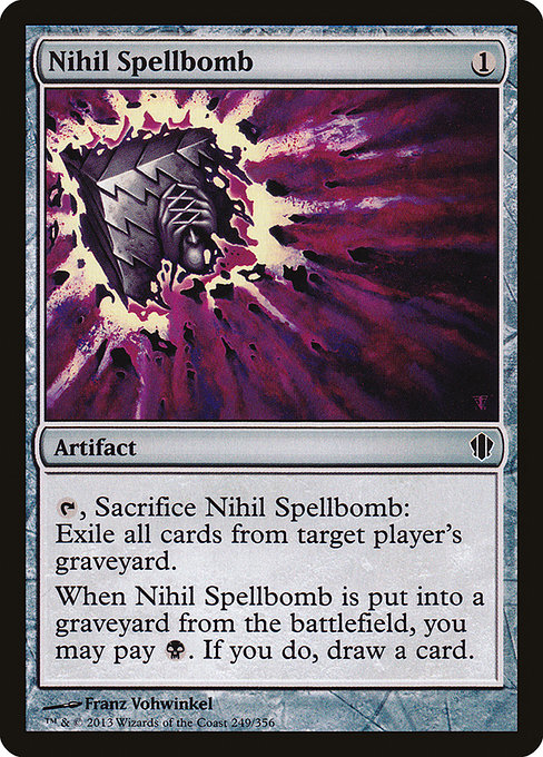 Nihil Spellbomb - Commander 2013 Common Card