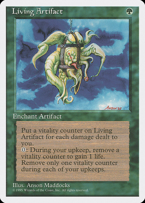 Living Artifact - Fourth Edition Rare Card
