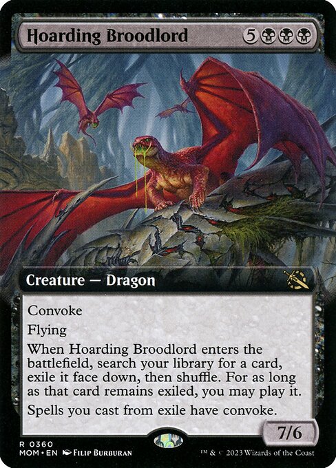 Hoarding Broodlord - March of the Machine Rare Card