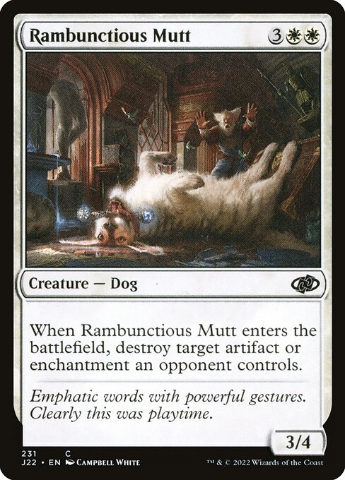 Rambunctious Mutt - Jumpstart 2022 Common Card