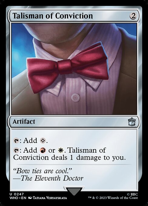 Talisman of Conviction - Doctor Who Uncommon Card