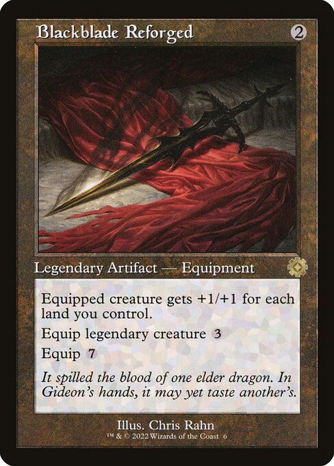 Blackblade Reforged - The Brothers' War Retro Artifacts Rare Card