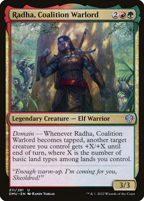 Radha, Coalition Warlord - Dominaria United Uncommon Card