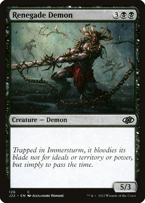 Renegade Demon - Jumpstart 2022 Common Card
