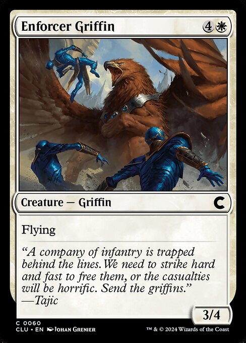 Enforcer Griffin - Ravnica: Clue Edition Common Card