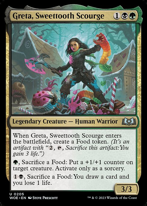 Greta, Sweettooth Scourge - Wilds of Eldraine Uncommon Card