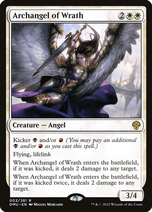 Archangel of Wrath - Dominaria United Rare Card