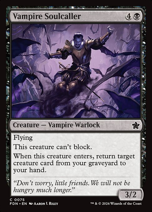 Vampire Soulcaller - Foundations Common Card
