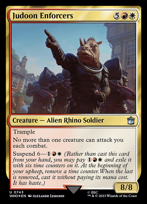 Judoon Enforcers - Doctor Who Uncommon Card