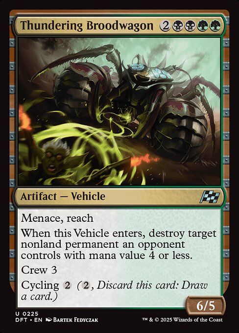 Thundering Broodwagon - Aetherdrift Uncommon Card