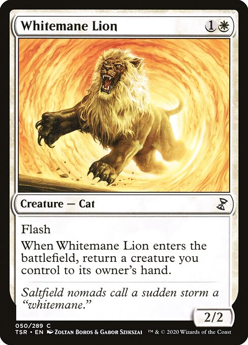 Whitemane Lion - Time Spiral Remastered Common Card