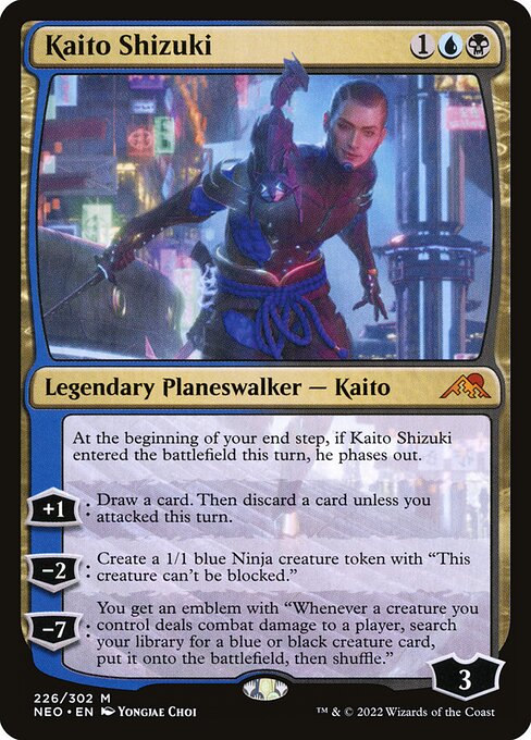 Kaito Shizuki - Kamigawa: Neon Dynasty Mythic Card