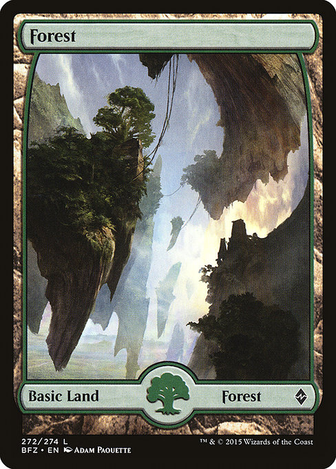 Forest - Battle for Zendikar Common Card