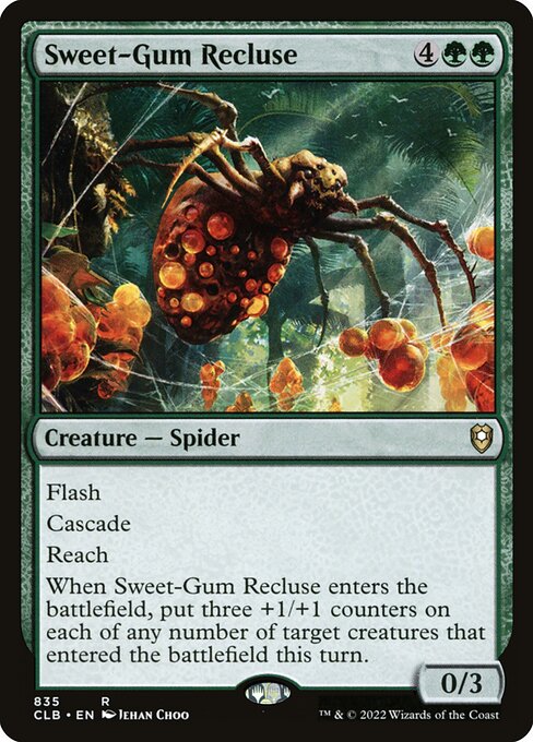 Sweet-Gum Recluse - Commander Legends: Battle for Baldur's Gate Rare Card