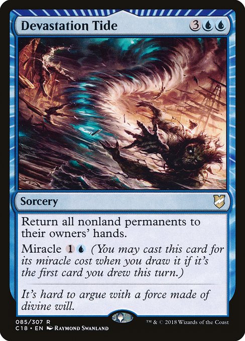 Devastation Tide - Commander 2018 Rare Card