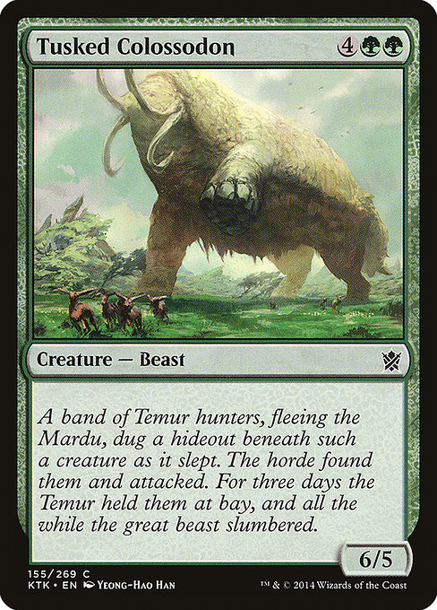 Tusked Colossodon - Khans of Tarkir Common Card