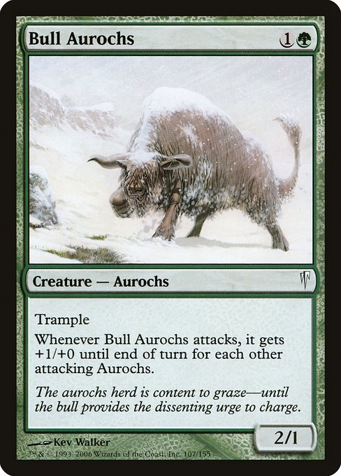 Bull Aurochs - Coldsnap Common Card