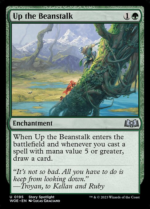 Up the Beanstalk - Wilds of Eldraine Uncommon Card