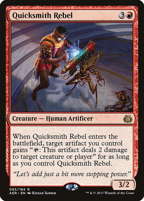 Quicksmith Rebel - Aether Revolt Rare Card