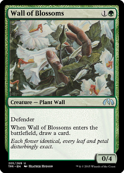 Wall of Blossoms - Tempest Remastered Uncommon Card