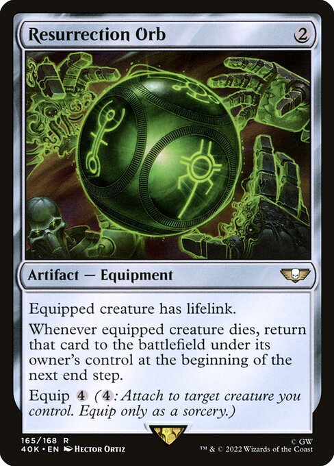 Resurrection Orb - Warhammer 40,000 Commander Rare Card