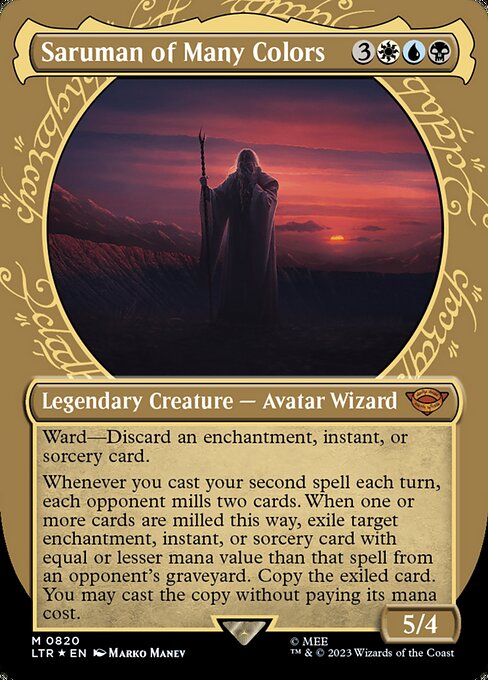 Saruman of Many Colors - The Lord of the Rings: Tales of Middle-earth Mythic Card